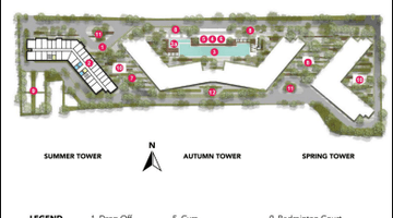 Gambar 4 Apartment Selatan Jakarta, The Parc South City, Type Standard