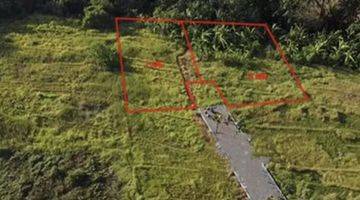 tampak depan lahan murah dekat tanah lot