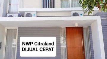 Gambar 1 Rumah 2 Lantai Bagus Semi Furnished SHM di North West Park, Surabaya