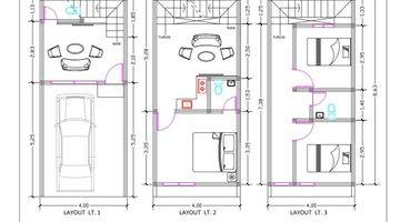 Gambar 3 Aparthouse Pasar Minggu Bisa Costom 2/3 Lt Akses 2 Mobil Pejaten