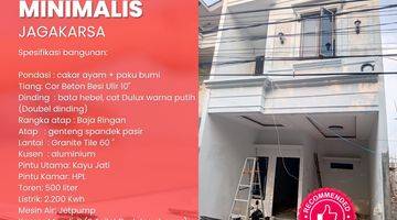 Gambar 2 Dijual Rumah Cluster 2,5 Lantai Akses Mobil Jl Pepaya Jagakarsa 