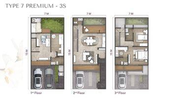 Gambar 3 Dijual Rumah Jakarta Garden City Kelimutu Asya 105m2 Bagus, 3 Lantai, Nyaman, Kode Rf