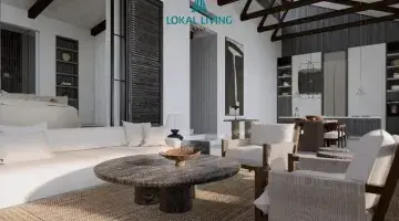 Gambar 2 Villa Modern 3KT  View Pantai Hak Sewa di Canggu, Seseh, Badung