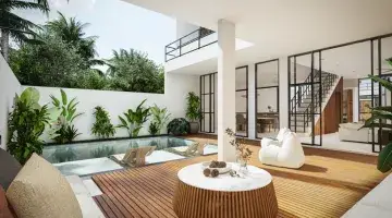 Gambar 4 Villa Modern 3KT Dengan Pemandangan Laut di Uluwatu, Badung HS