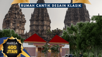 Gambar 1 Dijual Rumah Baru Desain Klasik Jawa Di Area Prambanan