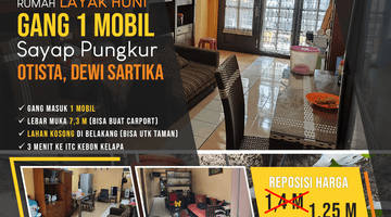 Gambar 1 Rumah Layak Huni Gang 1 Mobil Sayap Pungkur, Otista, Dewi Sartika