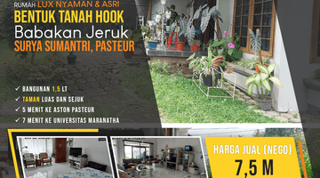 Gambar 1 Rumah Lux Tanah Hook Babakan Jeruk, Surya Sumantri, Pasteur