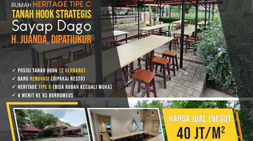 Gambar 1 Rumah SHM Heritage Tipe C Tanah Hook Strategis, Sayap Dago, Bandung