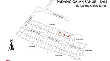 Gambar 2 Barang Langka Tanah Kavling  Luas 150 M² View Laut Dan Pantai Sanur Bali, Harga Murah 