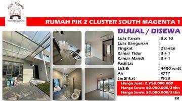 Gambar 1 RUMAH 2 LANTAI DIJUAL/SEWA di PIK 2 Cluster South Magenta 1, Jakarta Utara.