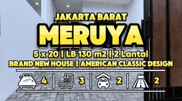 Gambar 1 Rumah American Classic 5x20 di Meruya, Jakarta Barat