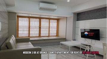 Gambar 1 Disewakan Apartemen Orange County 3 BR Fully Furnished And Good Condition Ready To Move