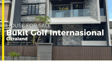 Gambar 1 Rumah Baru 2.5 Lantai Bukit Golf Internasional Citraland Smart