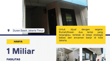 Gambar 1 Dijua Cepat Rumah 2 Lantai Unfurnished SHM Dikota Jakarta