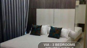 Gambar 3 Via Tower Apartment 3br 31th. Fl. Ciputra World Chic Furnished