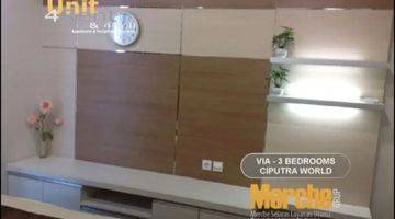 Gambar 5 Via Tower Apartment 3br 31th. Fl. Ciputra World Chic Furnished