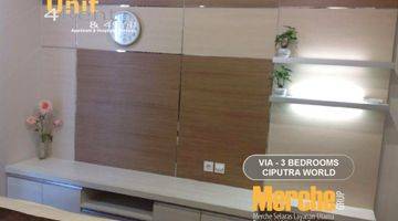 Gambar 3 Apartement via and vue ciputra world 3 BR Furnished Bagus