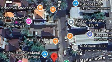 Gambar 3 Tanah Jalan Utama Pengosekan Ubud