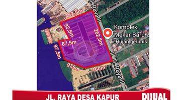 Gambar 1 DI JUAL TANAH SIAP BANGUN TEPI JALAN RAYA DESA KAPUR