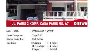 Gambar 2 Disewakan Rumah Furnish Rapi Siap Huni Jl. Paris2  2lantai