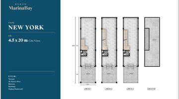 Gambar 4 DIJUAL RUKAN MARINA BAY TIPE NEW YORK 4,5x20 BOULEVARD