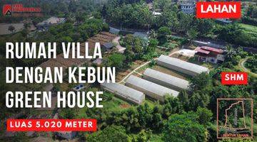 Gambar 1 Dijual Cepat Villa Dengan Green House || Luas 5.020 || Pasir Angin || 5,2 Milyar || Kec. Megamendung