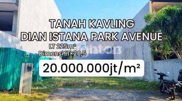 Gambar 1 Tanah Kavling Dian Istana Park Avenue C5/18 Surabaya Barat [567]
