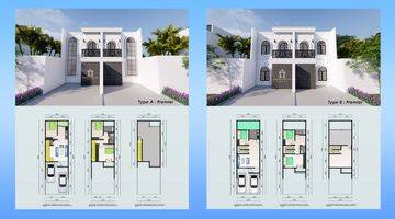 Gambar 2 Rumah 2½ lantai dengan private pool lokasi premium dekat pintu tol