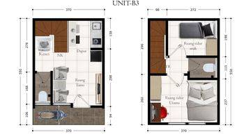 Gambar 2 Rumah  Murah Di Gunung Sahari Harga 470 jutaan  Jakarta Pusat.