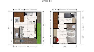 Gambar 4 Rumah  Murah Di Gunung Sahari Harga 470 jutaan  Jakarta Pusat.