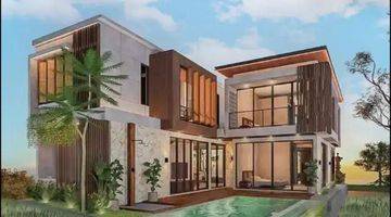 Gambar 2 Dijual villa tropical modern dengan rice paddy & ocean view dekat Canggu Bali