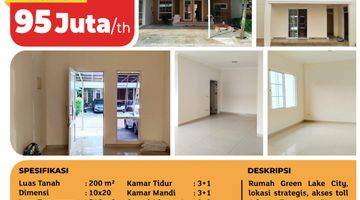 Gambar 1 Turun Harga Lagi Disewakan Rumah Baru Green Lake City 3+1 BR