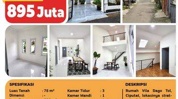 Gambar 5 Rumah Minimalist dekat Tol dibawah 1M! Dijual Rumah BSD Vila Dago Tol. SHM