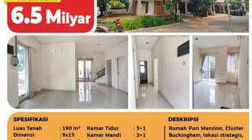 Gambar 5 Rumah Hook Dijual Rumah Puri Mansion Cluster Buckingham 2 Lt