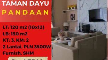 Gambar 1 Rumah 2 Lantai Bagus Furnished SHM di Taman Dayu Pandaan, Pasuruan