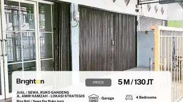 Gambar 1 Jual sewa Ruko Gandeng Jl. Amir Hamzah Bisa Jual sewa Per Unit