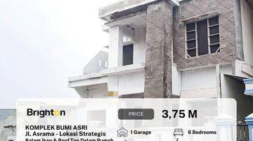 Gambar 1 Rumah Baru Lebar 12 M Komplek Bumi Asri Kondisi Semi Siap Hunii