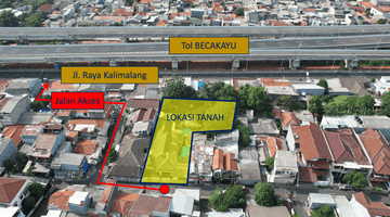 Gambar 3 Tanah Cipinang Muara Mepet Pinggir Jalan Kalimalang Becakayu SHM