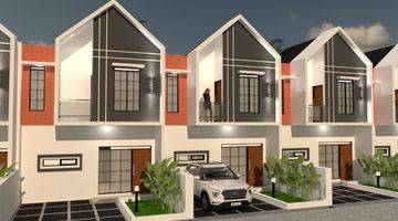 Gambar 3 Rumah dua minimalis modern lantai galning green view