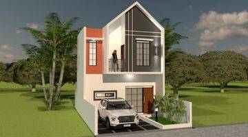 Gambar 4 Rumah dua minimalis modern lantai galning green view