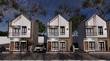 Gambar 1 Rumah 2 lantai minimalis modern pramartha asri