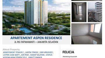 Gambar 4 Dijual Unit Aspen Residences , Hadap Selatan