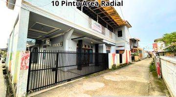 Gambar 1 dijual rumah beserta kos 10pintu di area radial palembang  