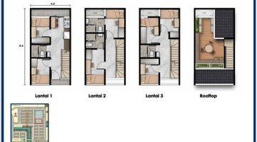 Gambar 3 Kost Mewah Primary Cambridge Dormitory Pik2 3Lantai+Rooftop