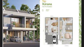 Gambar 1 Rumah Primary Pasadena Hills Ilona Uk 4,5x9 3Lantai 