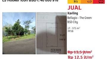 Gambar 1  Tanah Kavling 375m2 di Cluster Bellagio, The Green BSD City, BSD The Green