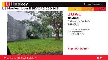 Gambar 1  Tanah Kavling 250m2 di Cluster Cajuputi, De Park BSD, BSD De Park