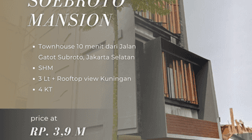 Gambar 2 Rumah 4 Lantai Baru Semi Furnished SHM di Gatot Subroto, Jakarta Selatan Gatot Subroto, Jakarta Selatan