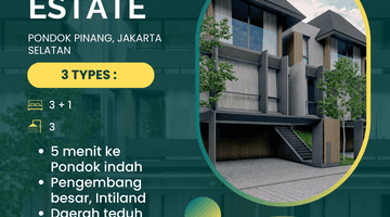 Gambar 2 Rumah 3 Lantai di Pondok Indah 4,5m Km 4 Kt 3, Jakarta Selatan