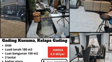 Gambar 1 Rumah 2 Lantai Furnished SHM di Gading Kusuma, Kelapa Gading, Jakarta Utara